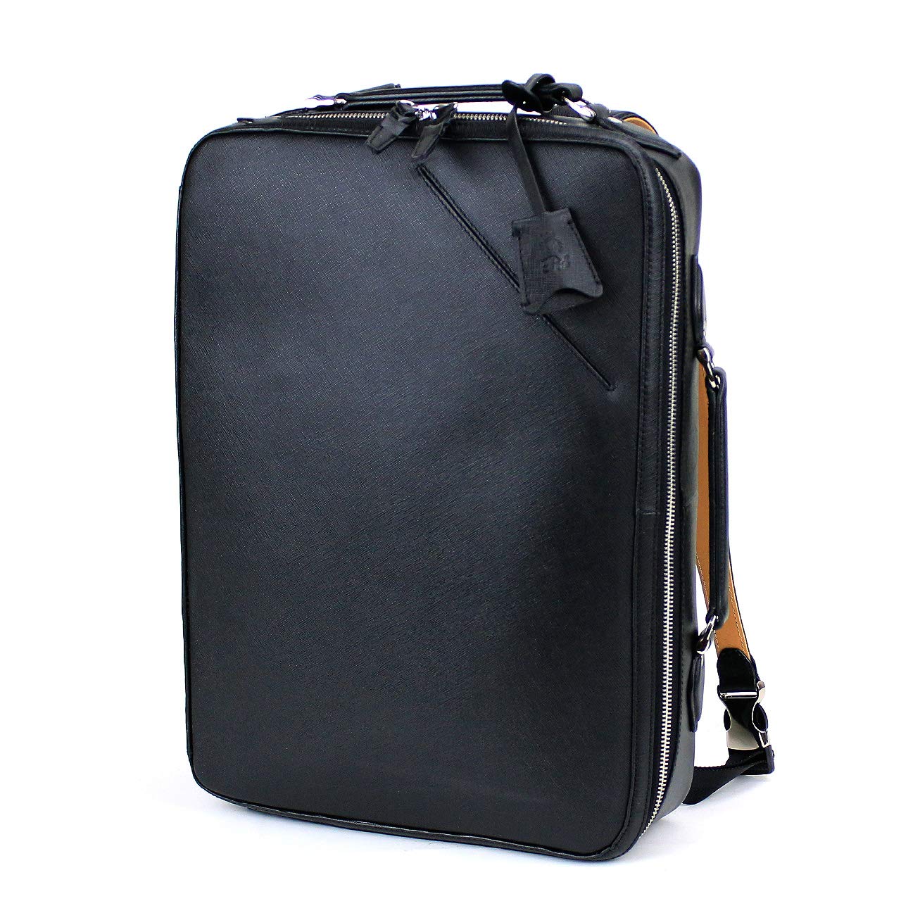 

P.I.D. 2-way Leather Backpack PAP106 2-way Black