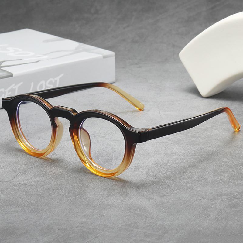 

Classic Retro Glasses Frame Men Women High Quality Ultralight Round Small Frame Anti Blue Light Transparent Lens Eyeglasses
