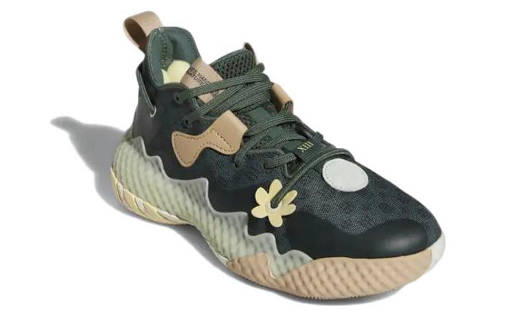 adidas Harden Vol.6 Slip Resistant, Abrasion Resistant, Breathable Low Top Performance Basketball Shoes Green Unisex GV7058