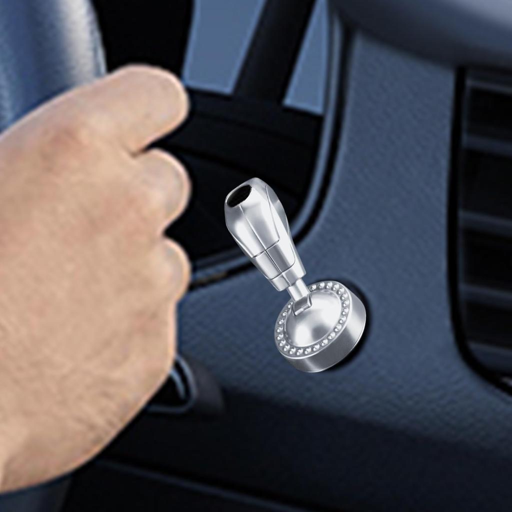 Qizaoly Car Joystick Starter,Push Button Joystick for Car | Car Engine Device Decoration Start Stop Lever Driving Convenience