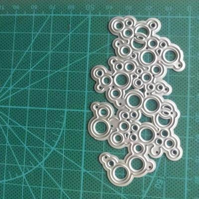 Bubble Circle Irregular Frame Metal Cutting Dies Scrapbooking Silvery Carbon Steel Embossing Stencil Paper Album Cards Making