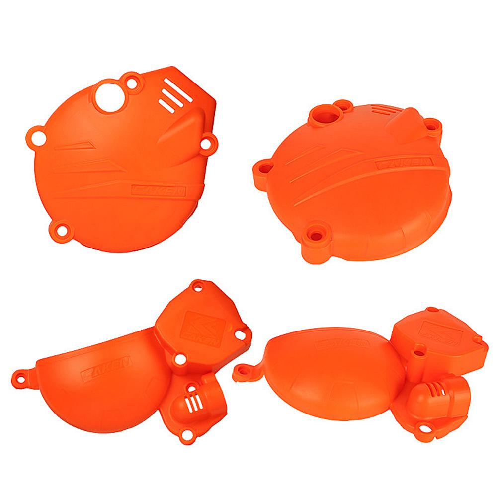 Motocross Orange Black Engine Protection Cover For KEWS K18 Hengjian HJ250h-R 2T Kayo KT250 Loncin MT250 Dirt