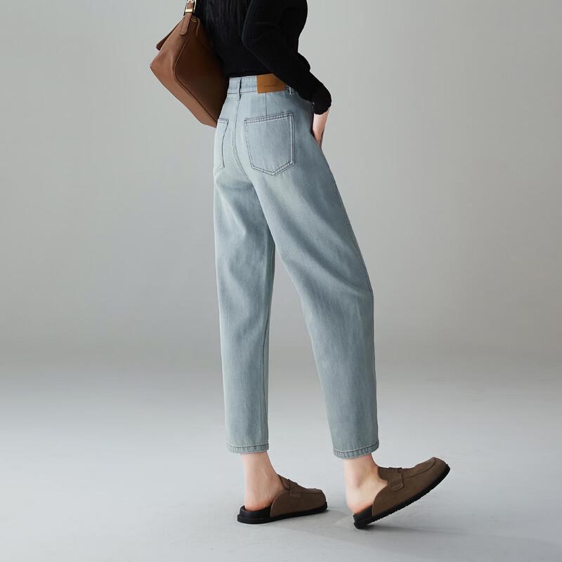 SOFSIL Women s High-Waist Loose Harem Jeans S