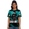 Murder Drones Anime Women Men's T-shirts Graphic Shirt Cartoon Printed O-Neck Oversized Short Sleeves Fashion Mens Clothing Streetwear