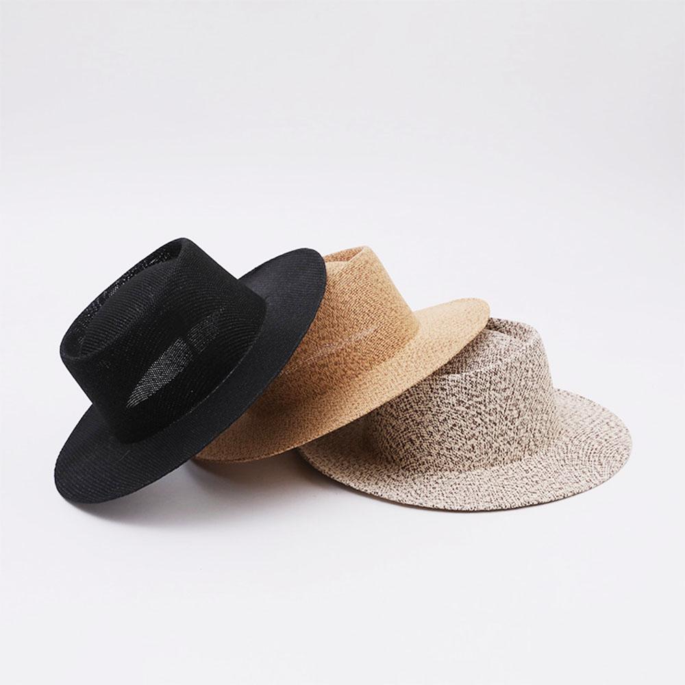 2026 Cappello da sole a tesa piatta Intreccio delicato Cappello di paglia donna cappello di paglia estivo Cappelli di paglia cappelli da sole Donna Cappello con protezione UV cappello da mare
