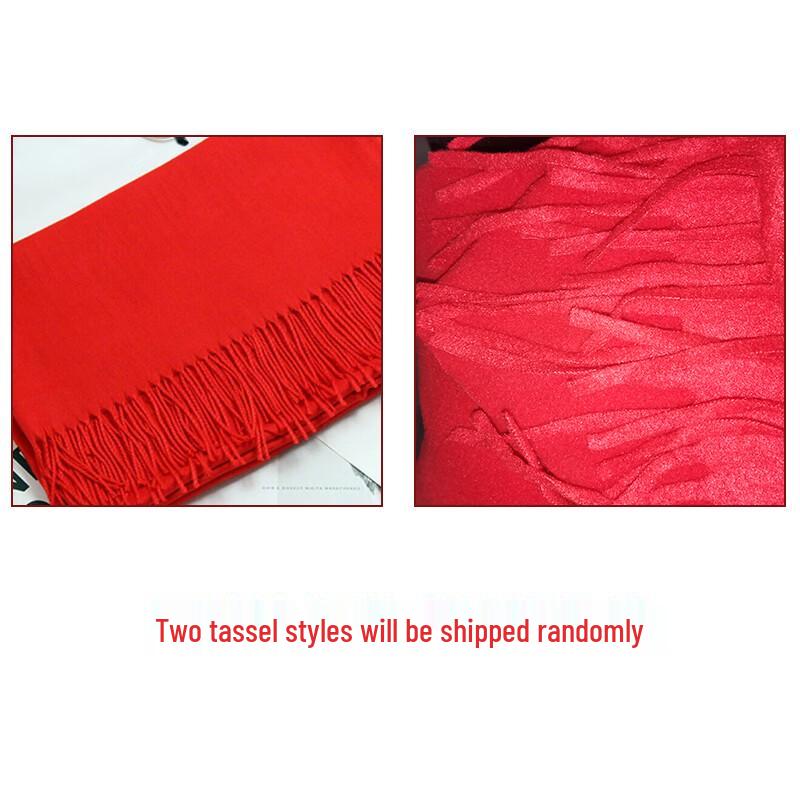 Red Velvet Scarf