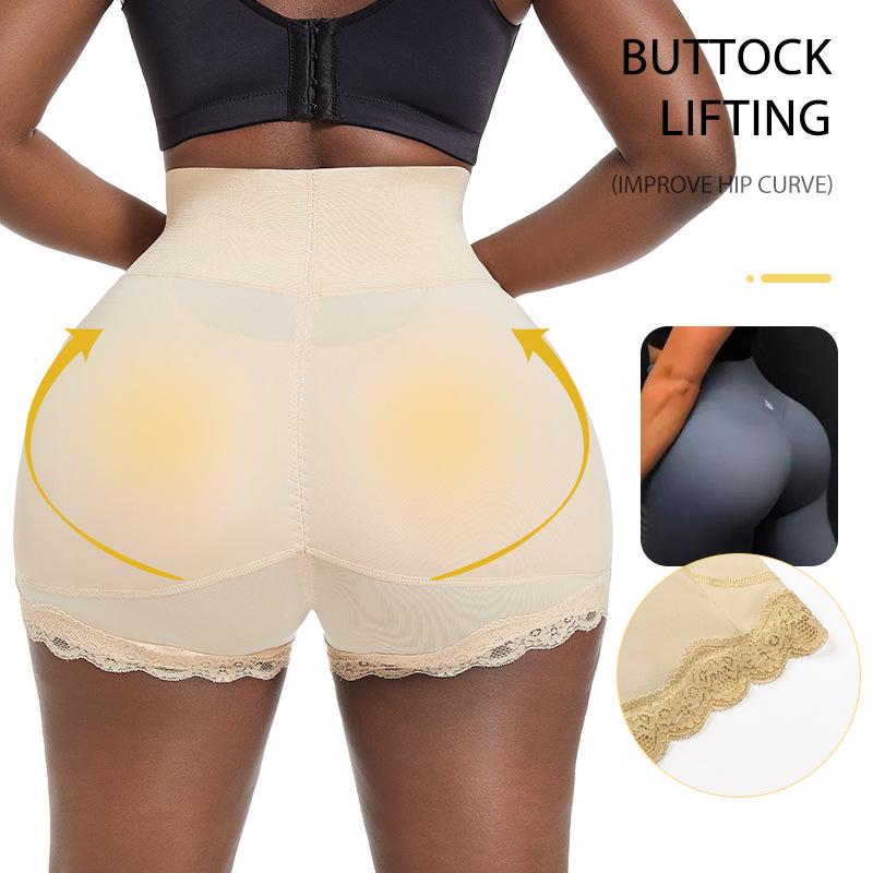 Women's Tummy Control, Butt Lifting, and Hip Padding High Waist Cincher Shapewear.