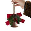 Creative Christmas Bell Pendant Exquisite Retro Xmas Tree Pendant Crisp Sound Artificial Pine Christmas Jingle Bells
