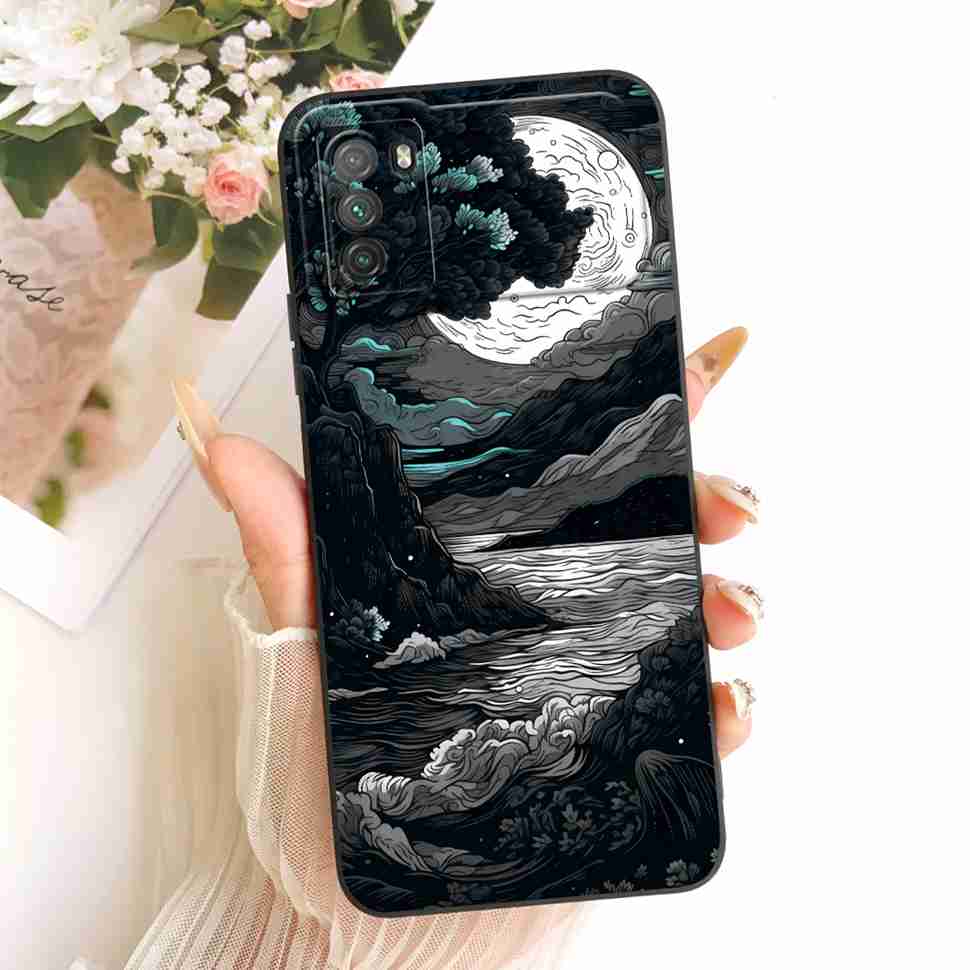 For Xiaomi Poco M3 Case PocoM3 Cute Rabbit Soft Silicone Back Cover For Xiaomi Poco M3 Case 6.53'' Phone Cover Bumper Fundas