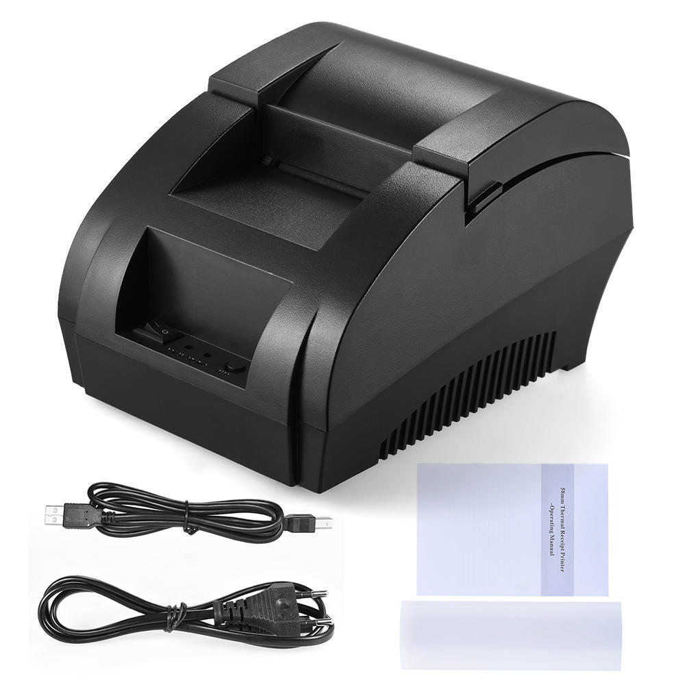 POS-5890K 58mm USB Printer Receipt Bill Ticket POS Cash Drawer Restaurant Retail Printing