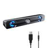 V-111 Computer Spker USB Wired Powerful  Bar Stereo Subwoofer Bass Spker Surround Sound Box for PC Laptop Phone Tablet MP3 MP4