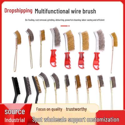 Drahtbürsten für Reinigung und Rostentfernung: Stahl, Kupfer, Edelstahl, Nylon, 7" & 9" Eisenbürsten