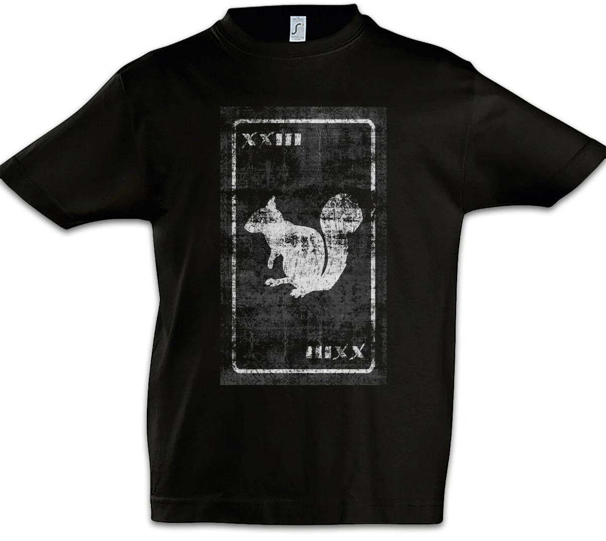Tarot The Happy Squirrel Kids Boys kids boys T-Shirt Happy Squirrel Card 100