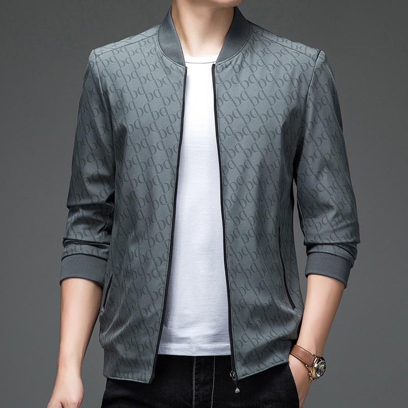 Spring Jackets for Young and Middle-aged Men, Business Casual Men's Thin Jackets, Baseball Collar Outerwear Trends