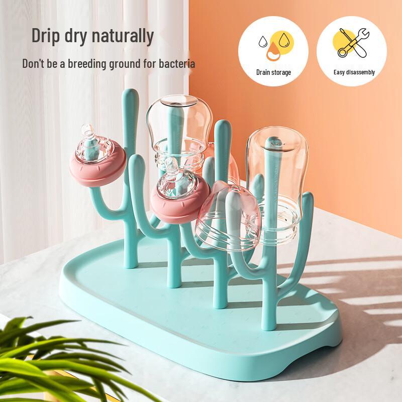 YOUKEBEI Baby Bottle Drying Rack & Storage Box