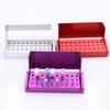 Dental Diamond Burs Drill Disinfection Block 30 Holes Multicolour High Speed Handpiece Burs Storage Organization Holder