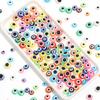 100pcs/lot 6 8 10mm Resin Evil Eye Beads Mix Color Loose Spacer Round Beads For Bracelet Necklace DIY Jewelry Making Accessories