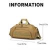 3-Ways Tactical Military Nylon Men Holdall Weekend Travel Duffel Bag Backpack Messenger Shoulder Bags Rucksack Handbag
