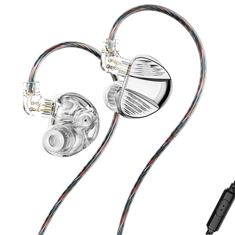 TRN V10 PRO Earphones  2BA+2DD Dual Dynamic Driver and Dual Balanced Armature Hybrid In-Ear Monitors Headphones