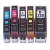 Ink Cartridge Colorful Smooth Output ABS Housing Replacement for PIXMA IX6520 IP4820 IP4920 5 Colors BK BK C M Y