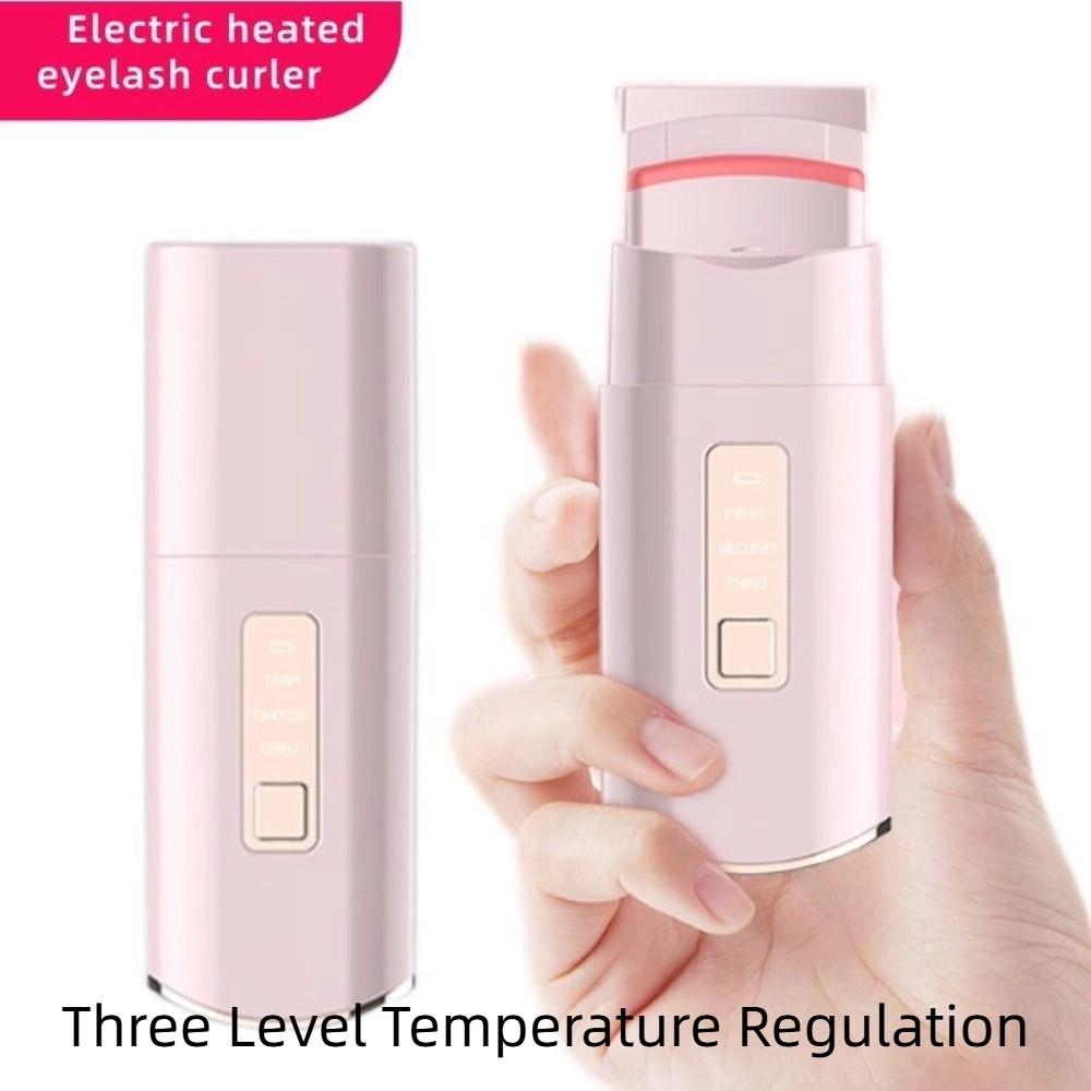 Fast Heating Heated Eyelash Curler USB Charging Lash Curling Applicator  Beauty Tool