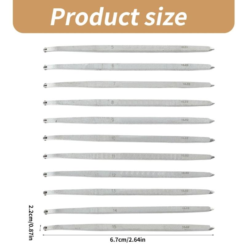 Artistic Crafted Beading Needle Sculpting Tool Carbon Steel Beading Needle Carving Tools for Jewelry Making and Crafting