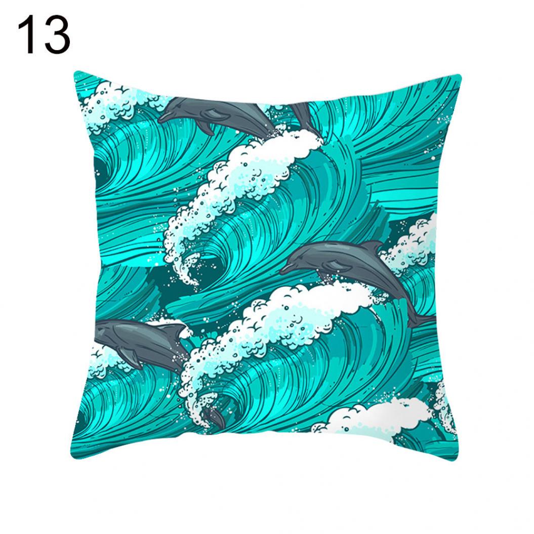 

Океанская морская звезда Русалки Морская черепаха Мягкая наволочка Наволочка Домашний декор