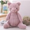 Nordic Style Cute Rabbit Fur Animal Plush Toy Cartoon Dinosaur Elephant Pig Bear Panda Doll Appease Baby Toys Children'S Gifts