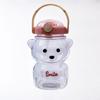 1000/1400ml Cute Bear Water Bottle Portable Large Capacity Water Cup Sport Drinking Mug With Straw