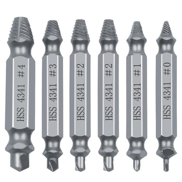 

#0#1#2#2#3#4 Шесть наборов инструментов для снятия двусторонних винтовых направляющих Экстрактор из быстрорежущей стали