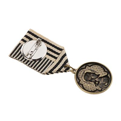 2 en 1 Set Vintage Style Lapel PINS uniforme médaille badge broches Unisexe Cadeau