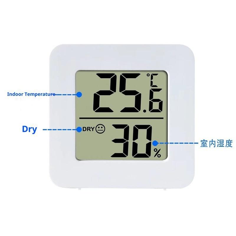 Mini Indoor Thermometer LCD Digital Temperature Room Hygrometer Gauge Sensor Humidity Meter Indoor Thermometer Temperature