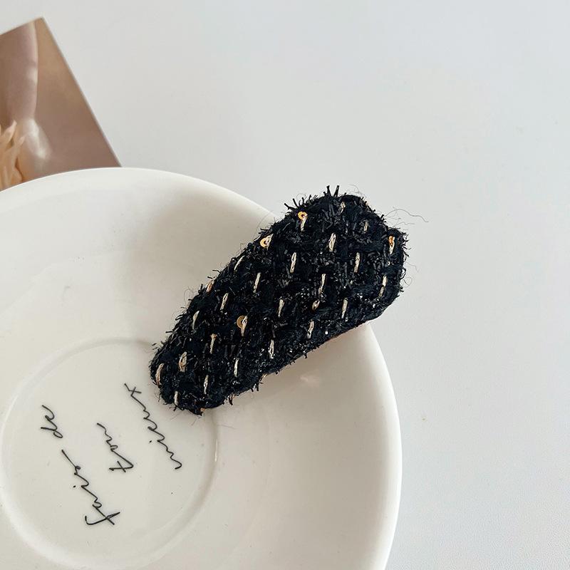 Clip Hair Accessories Woolen  Long Retro Bb Shape Barrettes Clip Side Clip Bang