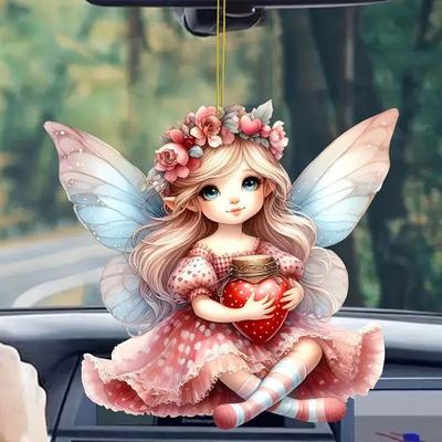 Acrylic Car Vibrant Decoration Whimsical Cartoon Style For Unique Accessories Home