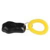 Adjustable 3 Gears Pet Dog Training Clicker Paw Shaped with Wrist Strap for Cats(Black)