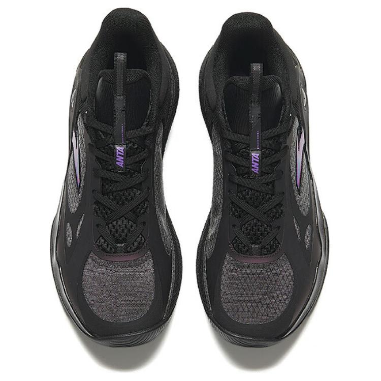 Anta Skyline Retro Bequeme Langlebige Low-Top Basketballschuhe Herren Sneaker Schwarz 112431608-3