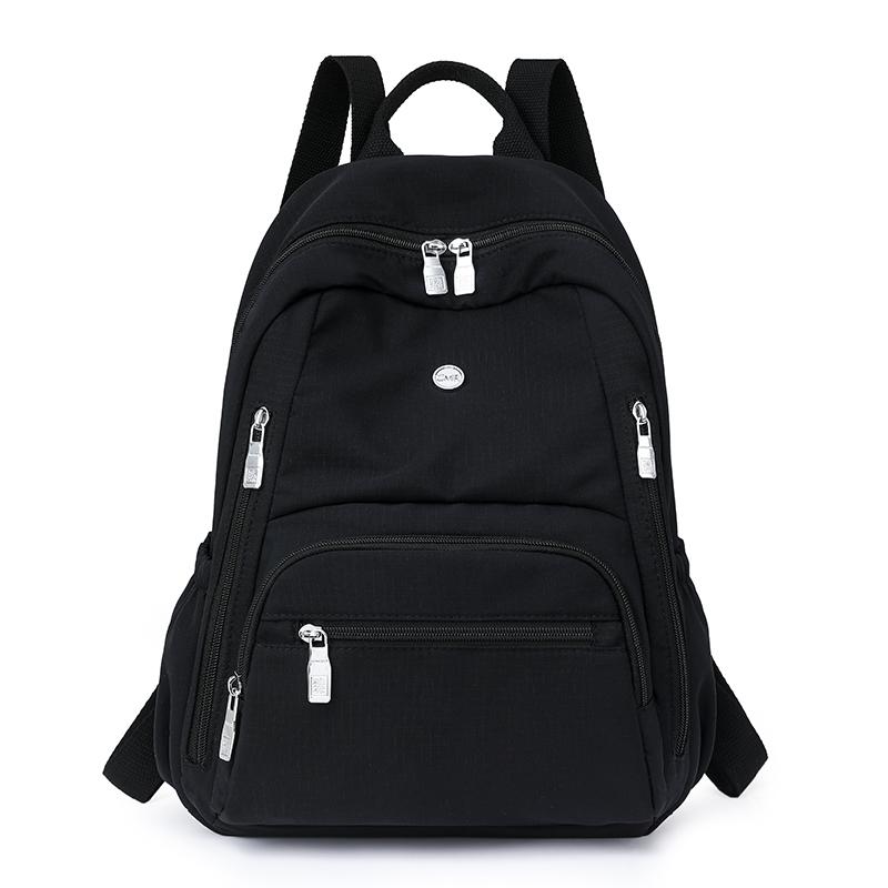 Women's Solid Color Backpack Travel Backpack Student Schoolbag