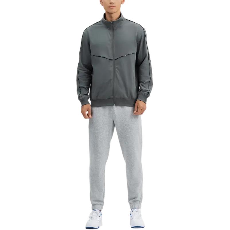 Decathlon DOMYOS Essentials Solid Lace-up Athleisure Pants Men's Grey