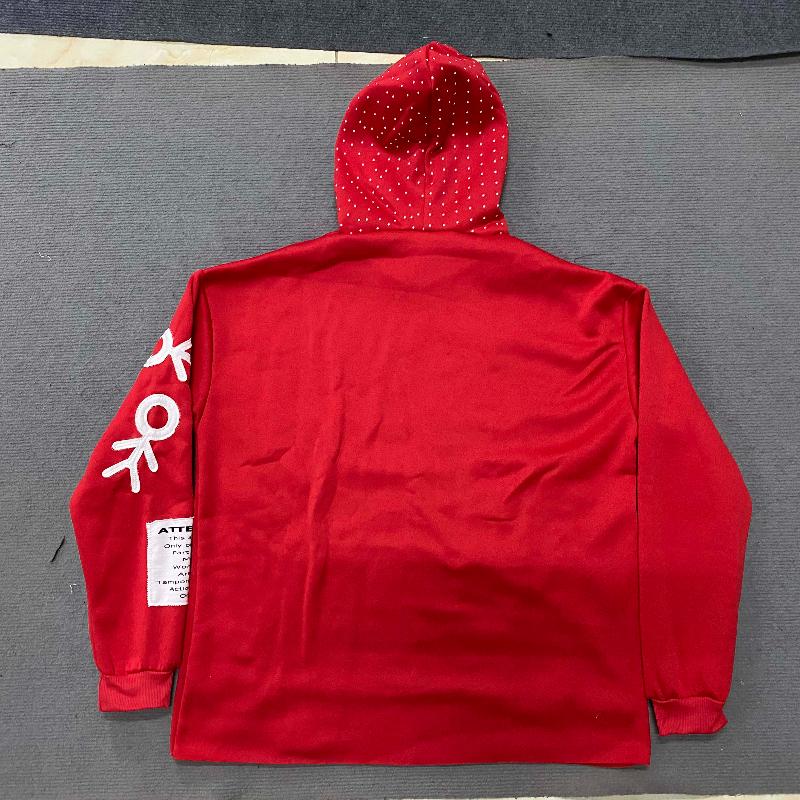 European and American Personalized Trend Patchwork Embroidery Street Harajuku Retro Loose Men's and Women's Hoodies