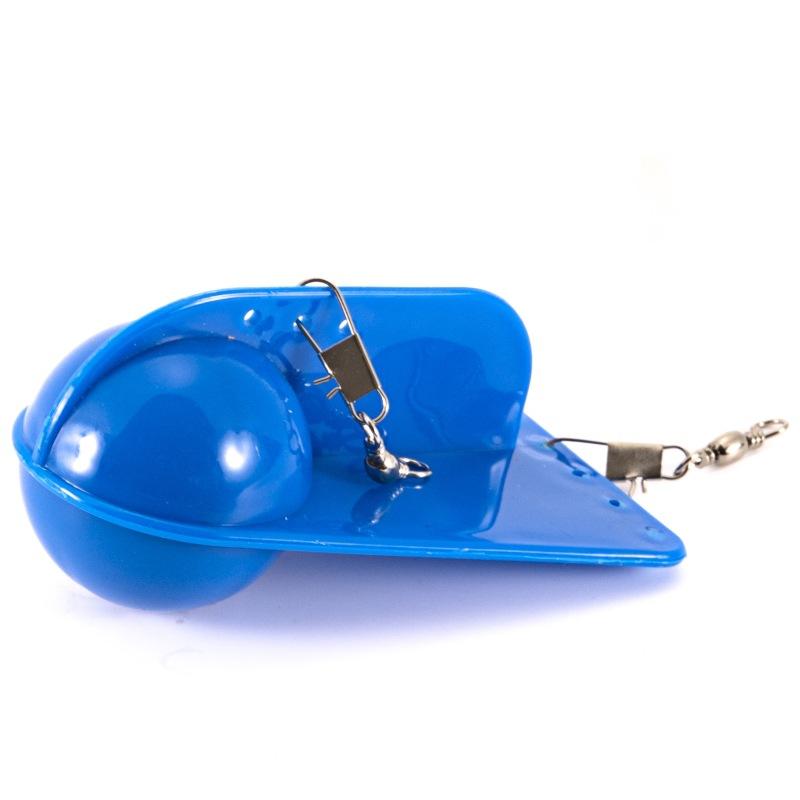 Blue Plastic Shell Diving Board Boat Fishing Deep Sea Fishing Round Belly Sea Trawling Diving Board Wholesale