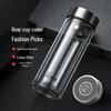 Double-Wall Borosilicate Glass Tea Infuser Tumbler
