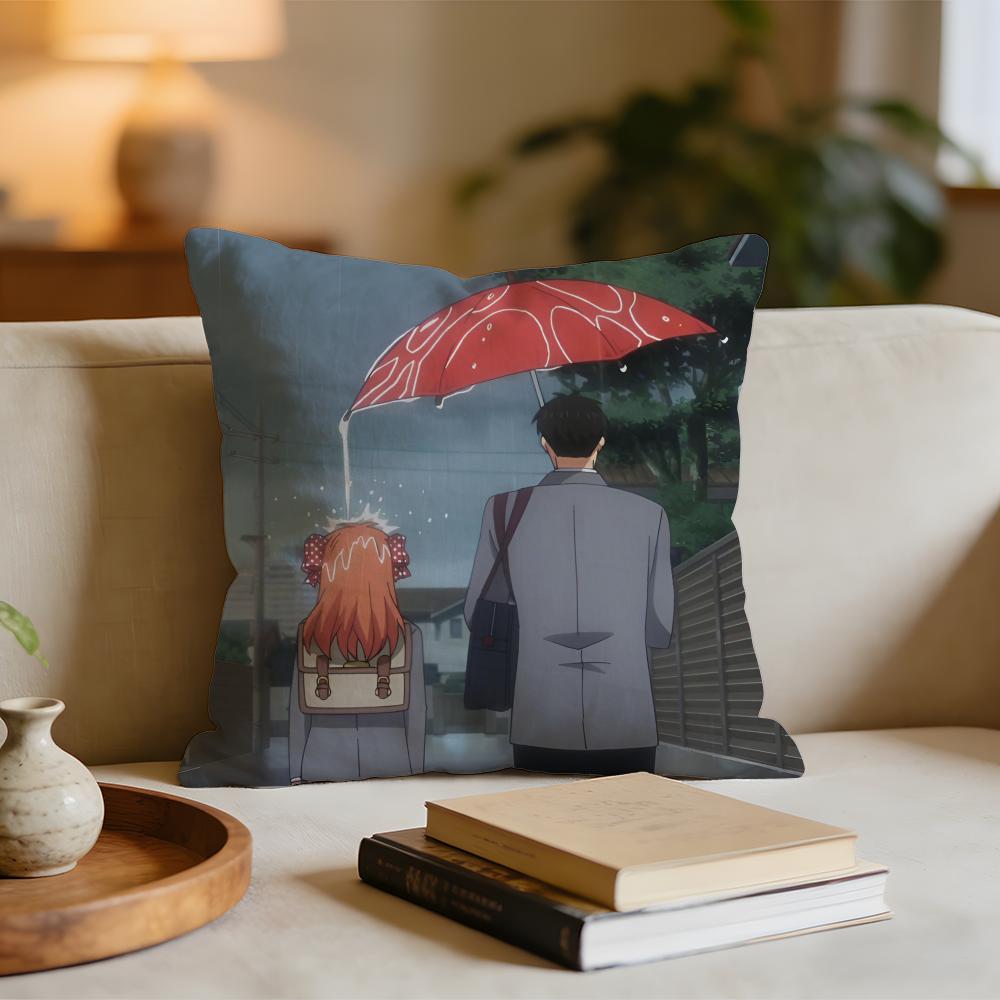 

Anime MMonthly Girls Nozakikun Cushion Cover Short plush pillowcase for bed sofa carwashable 30x30cm