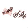 2 Lock Puzzles Metal Wire Brain Teaser Kids Adults Tricks Gifts
