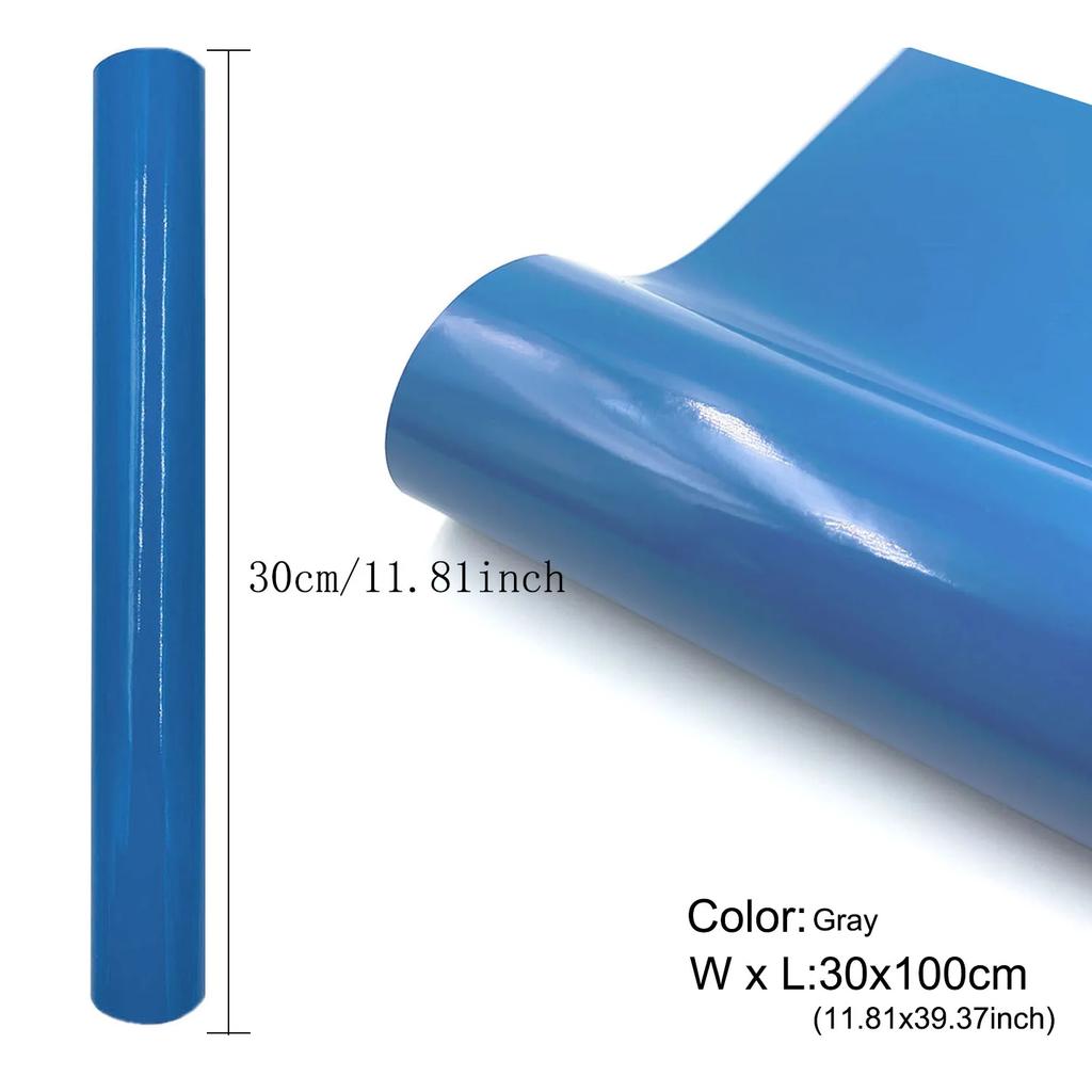 1-5roll Glossy Adhesive Vinyl Craft Cut Film for Outdoor Decor Sticker Cutter Car Wall Lettering Film DIY 30cm X 100cm