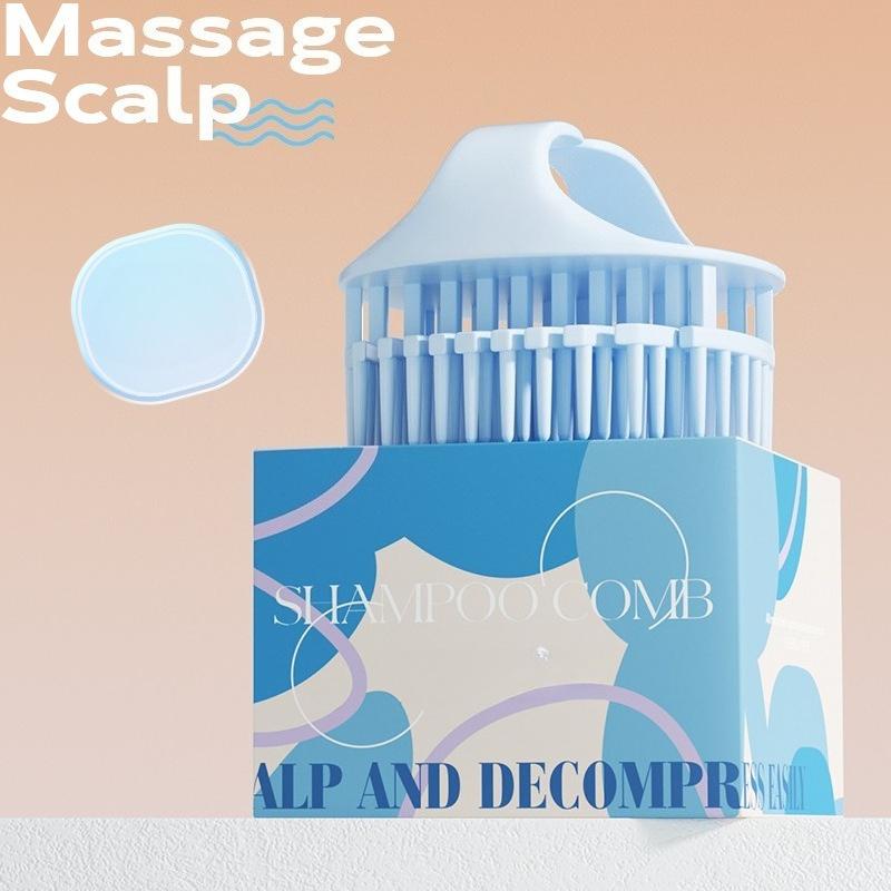 Shampoo Artifact Shampoo Comb Silicone Shampoo Brush Hair Massage Comb Cleansing Scalp Oil Shampoo Comb