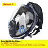 Chemical Mask 6800 Dustproof Respirator Paint Pesticide Spray Silicone Full Face Filters Laboratory Welding Accessories