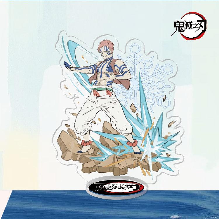 Game Anime Demon Slayer Blade Tanjiro Acrylic Cosplay Character Stand Acrylic Figure Stand Painted Desk Decor Ornament Gift