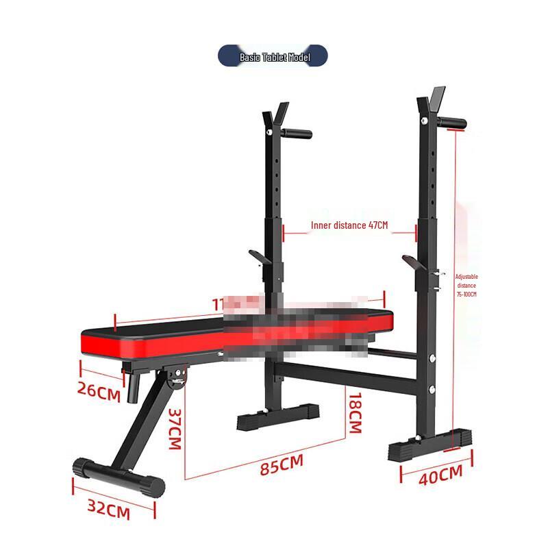 Multifunctional Weightlifting Bench and Fitness Rack Set