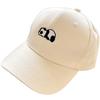 Panda Hat Panda [Duststroke] Cap, Goods, Embroidered, One-Point Design, Animal, Men's & Women's (Beige)