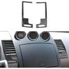 Carbon Fiber Style Center Console Dashboard Air Outlet AC Vent Cover Trim Accessories for Nissan 350Z